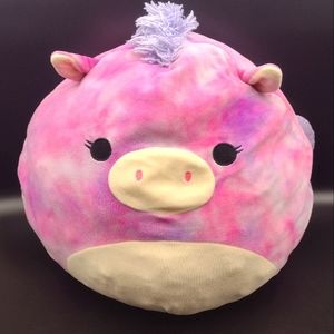 16" Squishmallow Tie Dye Pegasus Pink Purple 2018